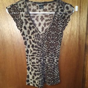 Guess cheetah top